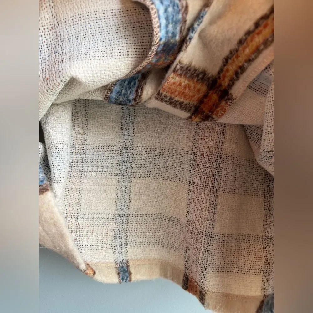 Plaid Wool-Blend Jacket- NWOT